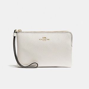 COACH Corner Zip Wristlet
